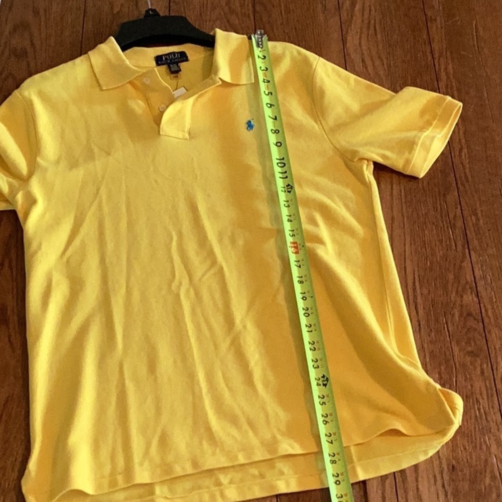 Polo Ralph Lauren bright yellow short sleeve polo shirt. Boys size extra large - Picture 8 of 9